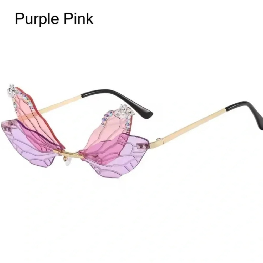 Dragonfly Wings Purplish Sunglasses